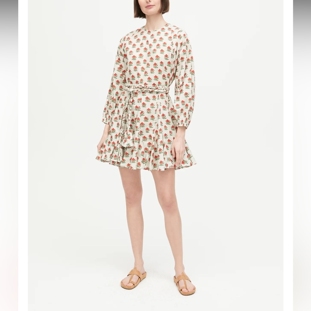 Rhode Ella Dress - Scarlett begonia